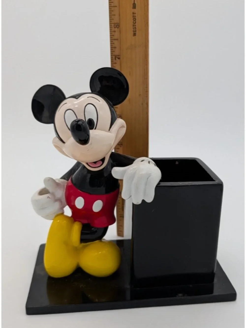 Vintage Mickey Mouse Desk Accessory Pencil Holder Disney office decor organizer